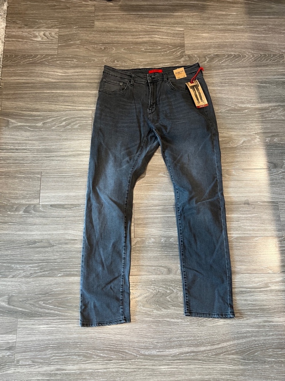 Men's Black Slim Fit Jeans- MBX